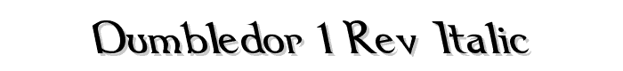Dumbledor 1 Rev Italic font